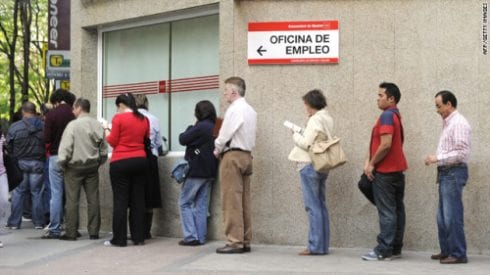 spain jobless e