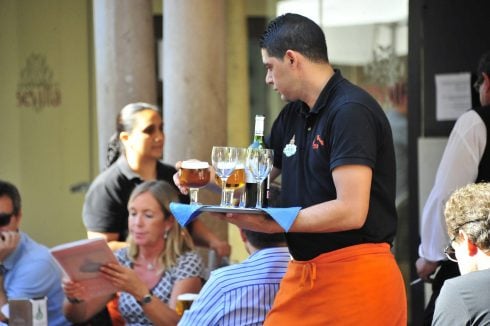 British tourists splash the cash in Benidorm restaurants as Spaniards cut back