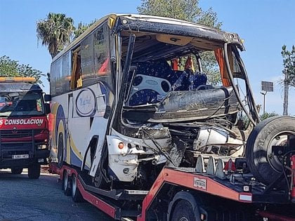 Bus Accident Almonte Photo By Ayuntamineto De Almonte