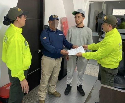 The arrest of Greg Oliver Higuera Marcano