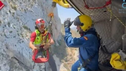 WATCH: British hiker rescued after having to spend whole night on iconic Costa Blanca trail