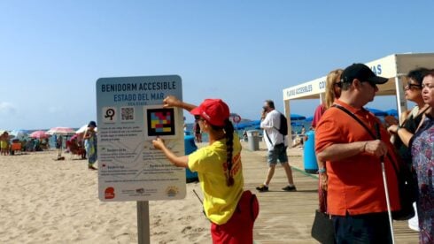Benidorm's beaches go high-tech to help out visually-impaired tourists