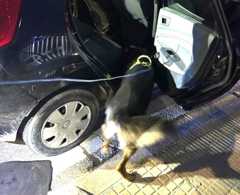 British couple arrested after police sniffer dog finds drugs in their car on Costa Blanca