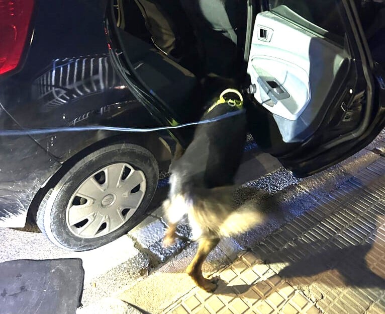 British couple arrested after police sniffer dog finds drugs in their car on Costa Blanca