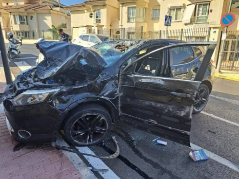 British fugitive wanted over 'several murders' crashes his car and gets arrested on the Costa del Sol