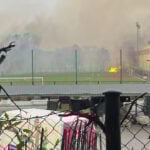 Prestigious British school under threat from deadly fires near Spain's Madrid that have already claimed one life
